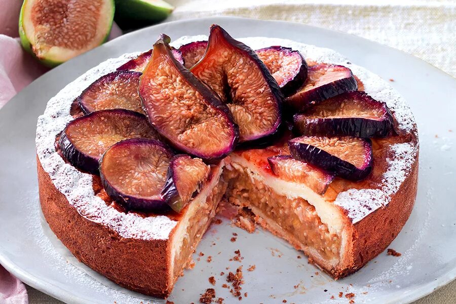 Пирог с инжиром рецепт с фото Fig and Pine Nut Pie Recipe - La Cucina Italiana
