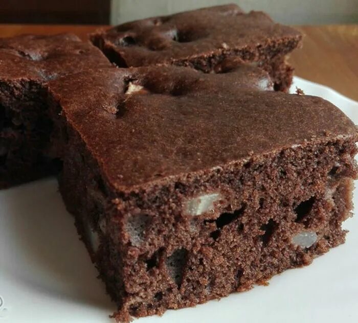 Пирог с какао с фото Самый простой рецепт пирога с фруктами. Беру яйца, масло и какао