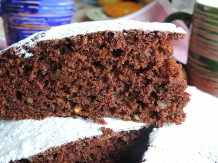 Пирог с какао с фото Простой и вкусный морковный пирог с орехами и какао Пасхальные рецепты, Вкусняшк