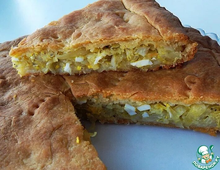 Пирог с капустой фото Пирог с капустой по-советски - кулинарный рецепт