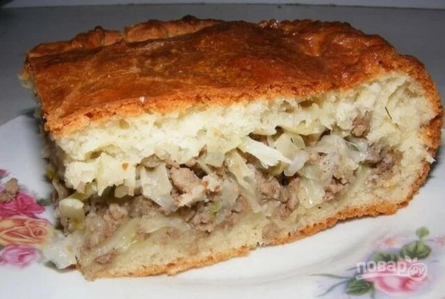 Пирог с капустой и фаршем фото Нежнейший пирог с капустой - пошаговый рецепт с фото на Повар.ру