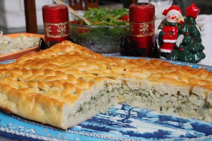 Пирог с капустой и рыбой фото Пирог с рыбой и капустой Идеи для блюд, Вкусняшки, Еда
