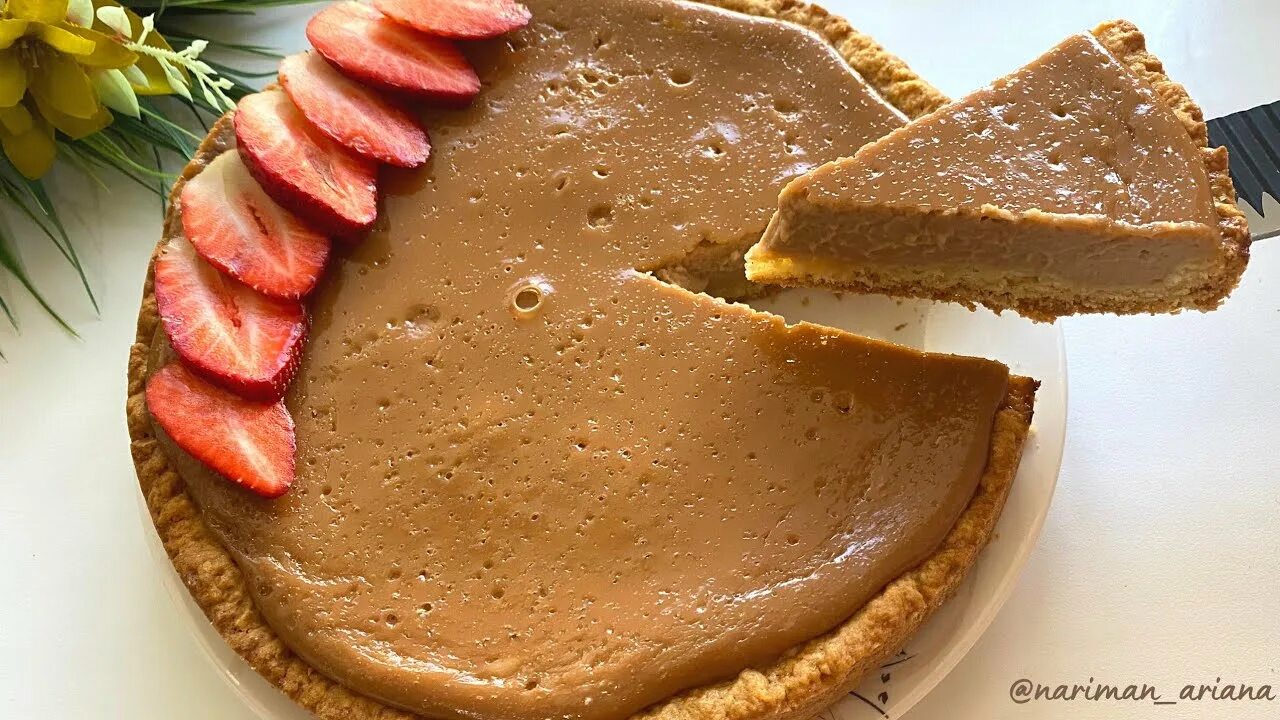 Пирог с карамелью фото Самый вкусный Карамельный Сметанник. Ерекше дәмді Қаймақты пирог. Рецепт просто 