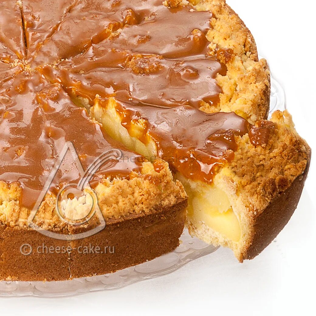 Пирог с карамелью фото Купить "Пирог Карамельно-яблочный Dessert Fantasy" с доставкой в города Верхняя 