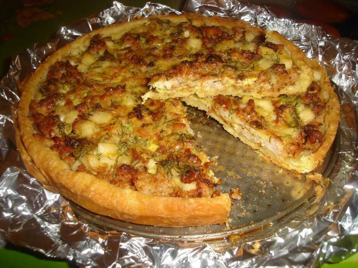 Пирог с картофелем фото рецепт Домашний пирог с картошкой в духовке