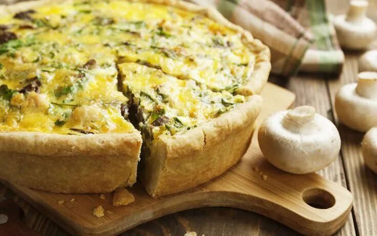 Пирог с картошкой и грибами фото Заливной пирог с грибами: начинки с курицей, картошкой, капустой, на кефире с сы