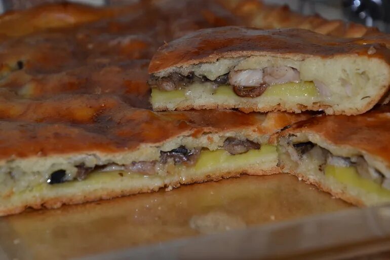 Пирог с картошкой и мойвой фото Пироги: с курицей и грибами; с мойвой и квашеной капустой. - 21 ответов форум Ba