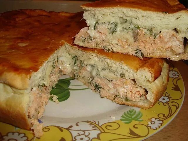 Пирог с картошкой и рыбой фото Пирог с рыбой - простые и быстрые рецепты