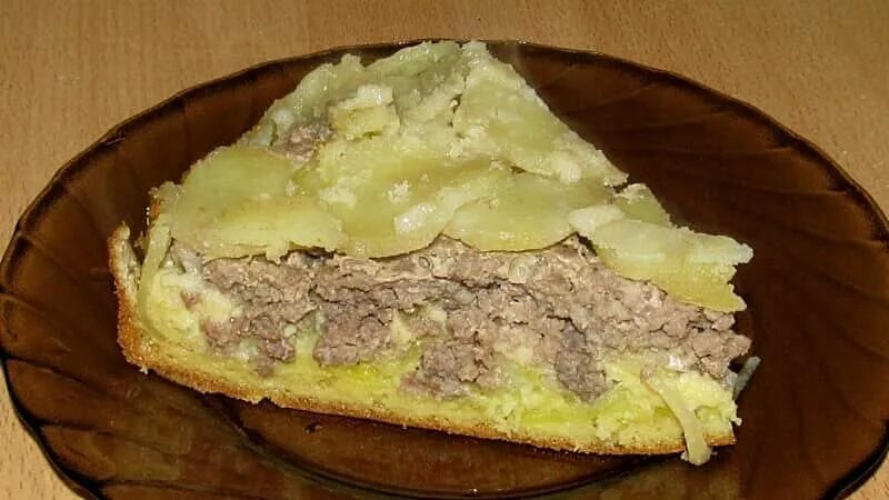 Пирог с картошкой в духовке фото Пирог перевернутый Мудрая Хозяйка Дзен