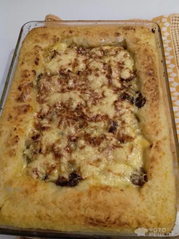 Пирог с картошкой в духовке фото Рецепт: Пирог картофельный открытый пирог с грибами и сыром