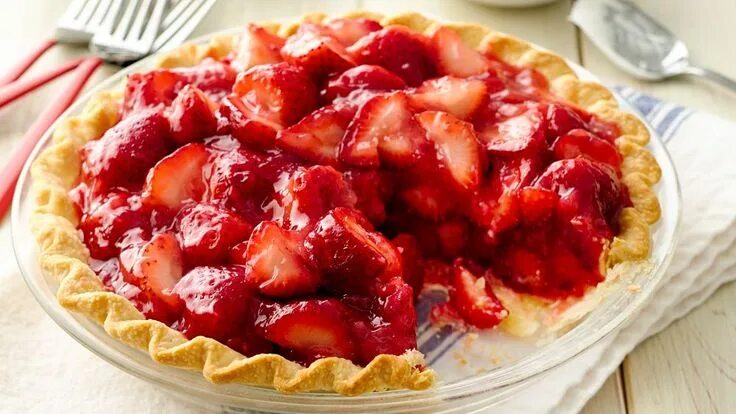 Пирог с клубничным вареньем фото Lovers Recipes - Page 54 - 99Recipes Fresh strawberry pie, Recipes, Strawberry p