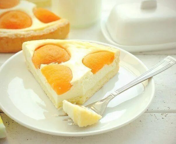 Пирог с консервированными персиками с фото Российский Сервис Онлайн-Дневников Cheesecake, Apricot cheesecake recipe, Food