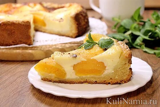 Пирог с консервированными персиками с фото Пирог с персиками консервированными рецепт с фото Рецепт Идеи для блюд, Десерты,