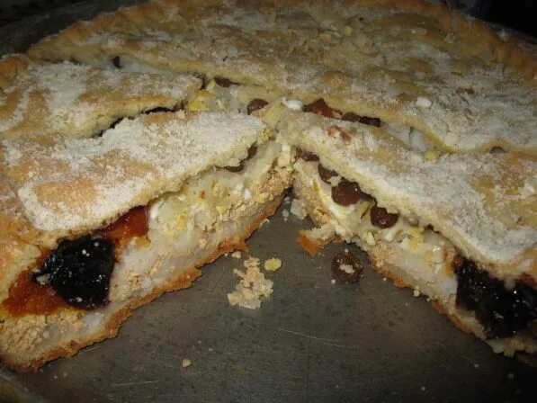 Пирог с курагой и изюмом фото Губадия - блюдо татарской кухни - Рецепты с фото. Готовим дома Food, Sandwiches,