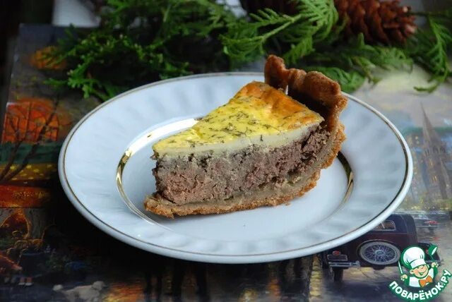 Пирог с куриной печенью фото Пирог с печенью "Мега" - кулинарный рецепт