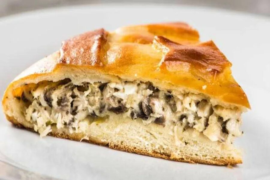 Пирог с курицей фото Пирог с шампиньонами - CoffeePapa.ru