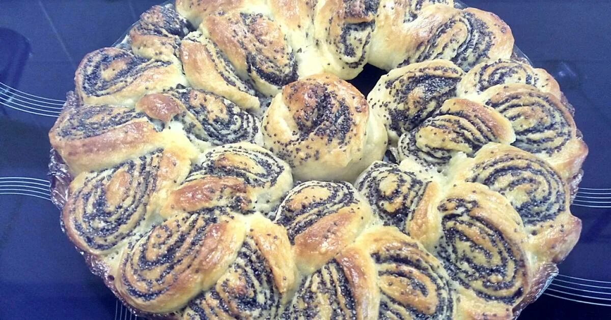 Пирог с маком дрожжевое тесто фото Вкусные рулеты из мака из дрожжевого теста: найдено 89 картинок