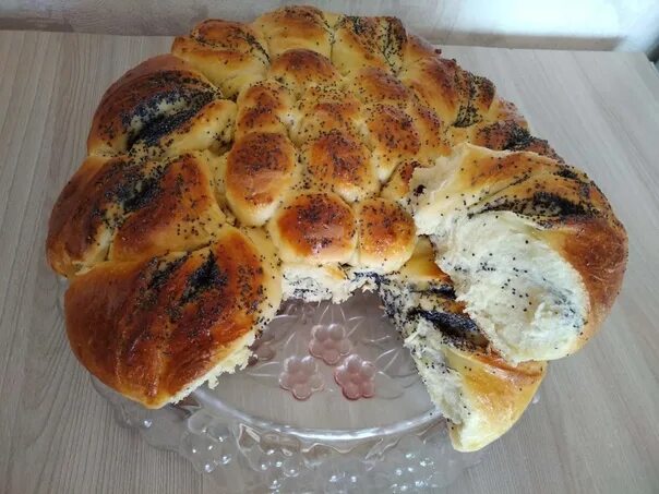 Пирог с маком дрожжевое тесто фото ✔ Prepared Yeast Poppy Cake "Romache" (Recipe in comments) Author: Natalia Poloz