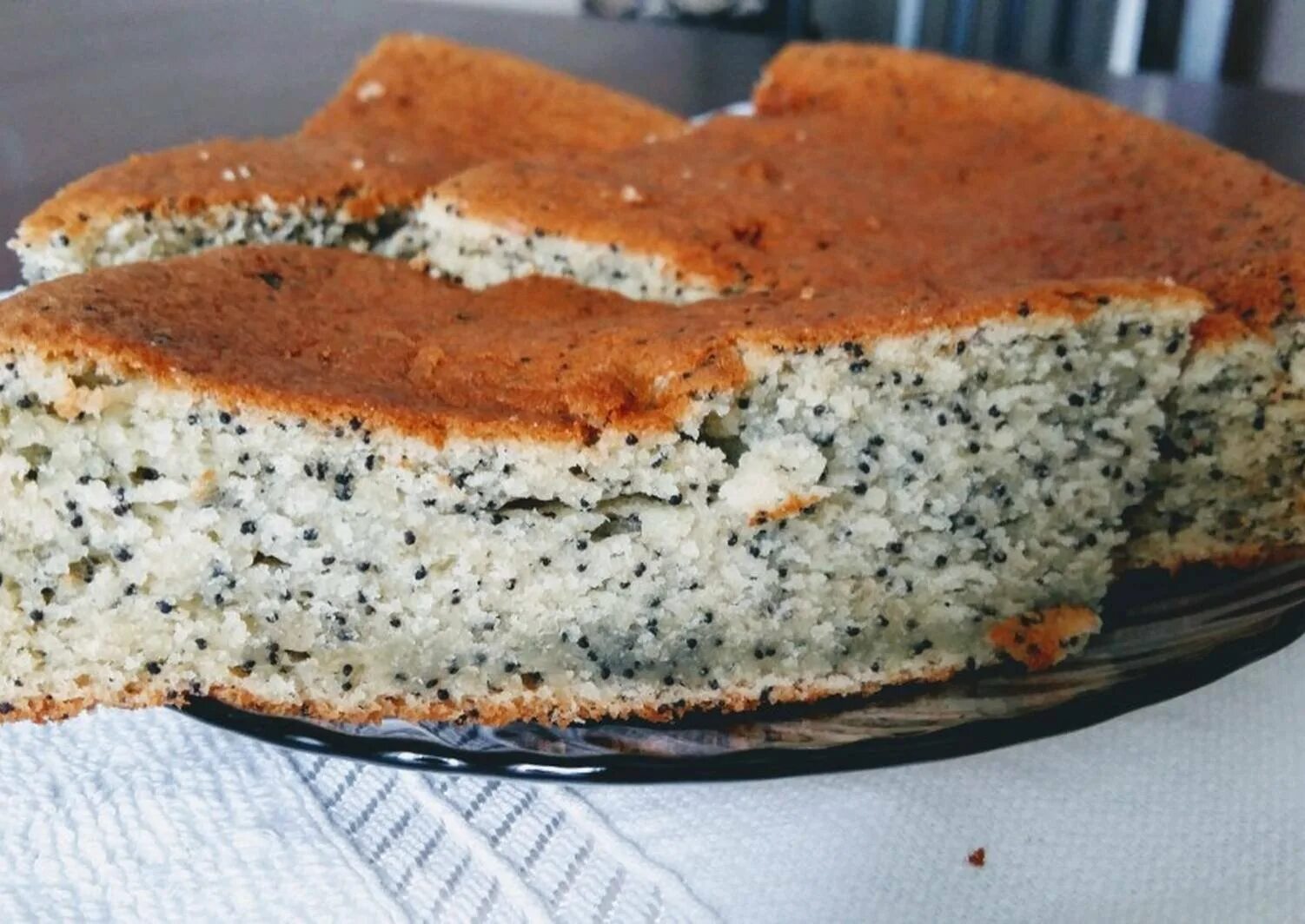 Пирог с маком фото Пирог с маком и изюмом рецепт