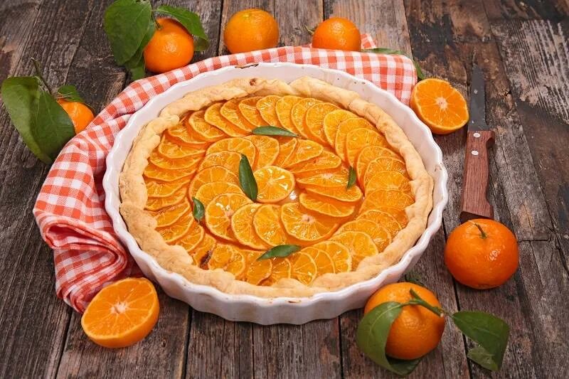 Пирог с мандаринами с фото Пирог с мандаринами - пошаговый рецепт, фотографии, калорийность, способ пригото