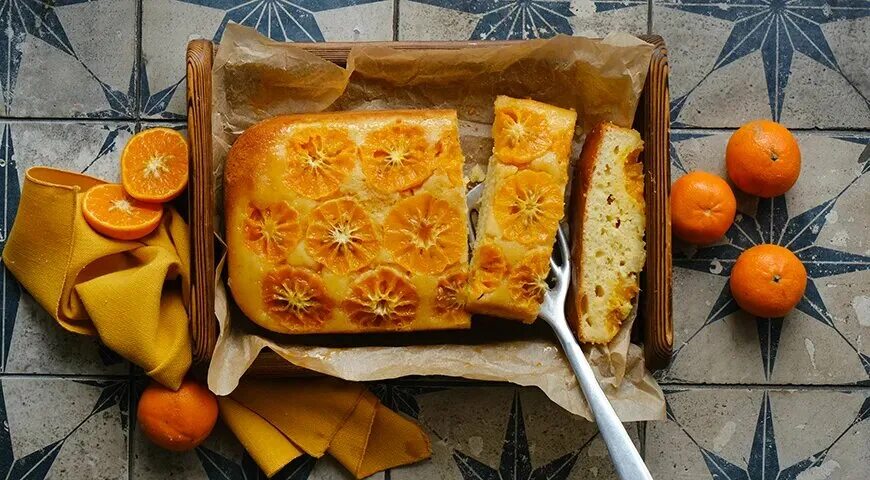 Пирог с мандаринами с фото 9 восхитительных ароматных пирогов с мандаринами, выбирайте лучший ГАСТРОНОМ.РУ 