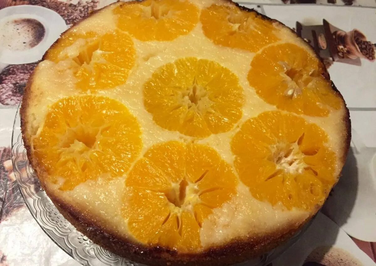 Пирог с мандаринами с фото Изысканные торты из мандаринов с заливным тестом Торты, конфеты, пироги iberia-r