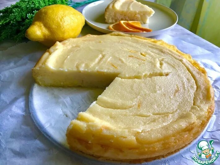 Пирог с манкой фото Манный пирог "Мильяччио" - кулинарный рецепт