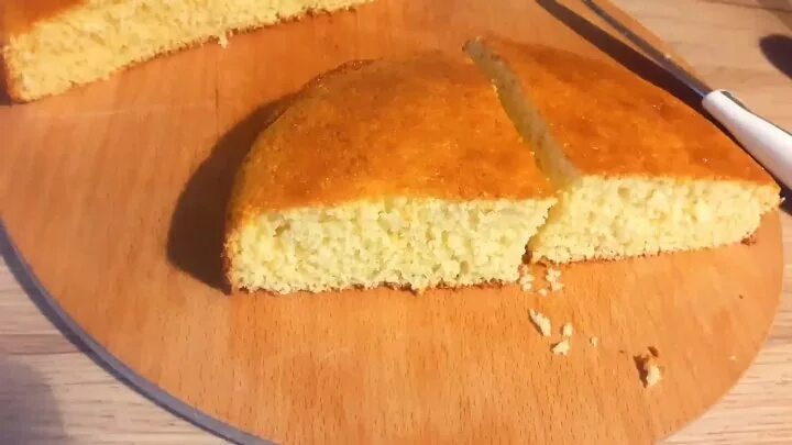 Пирог с манкой фото Манник на кефире. Очень просто и вкусно! Пирог к чаю.
