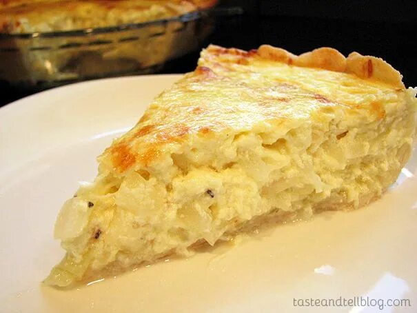 Пирог с майонезом рецепт с фото Caramelized Onion Pie Cookbook of the Month Recipe - Taste and Tell Onion pie, S