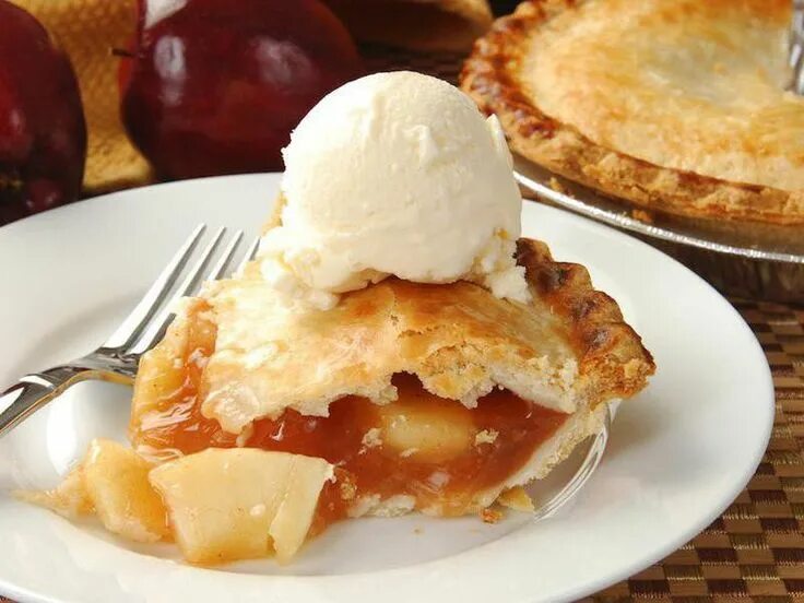 Пирог с мороженым фото Best Thing to Eat in Every Country on Earth Apple pie recipes, Sweet potatoe bit
