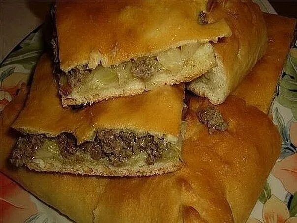 Пирог с мясом пошагово с фото Пирог с мясом