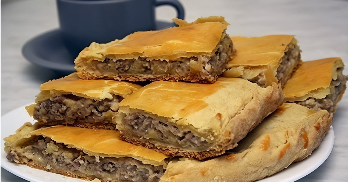 Пирог с мясом пошагово с фото Мясной пирог с картошкой по-уральски рецепт - Русская кухня: Основные блюда. "Ед