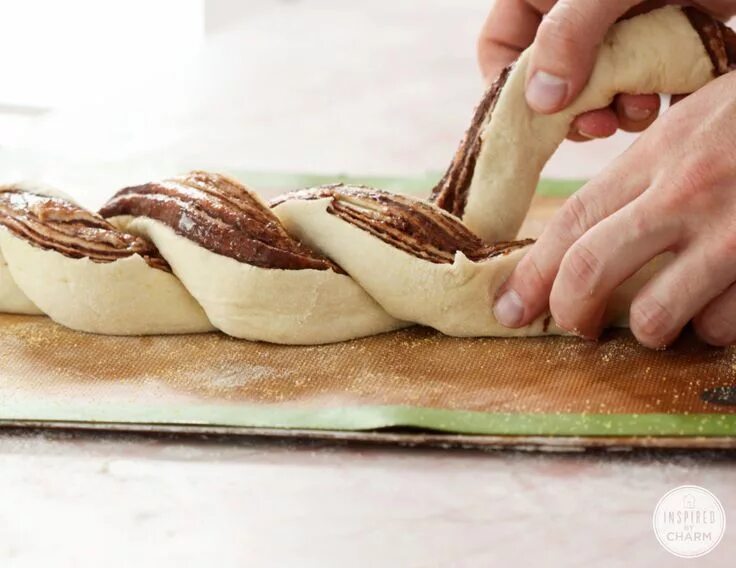 Пирог с нутеллой рецепт пошаговый с фото Braided Nutella Bread - beautiful and delicious recipe! Recipe Nutella bread, Br