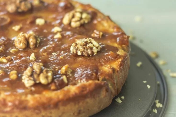 Пирог с орехами фото Pin en Dolci