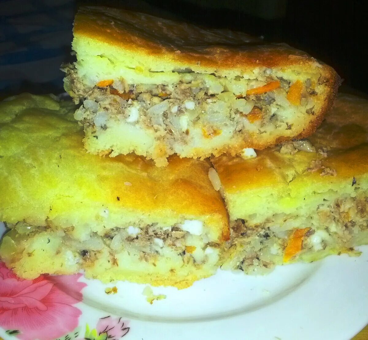 Пирог с сайрой и картошкой фото С пылу с жару и ручки чистые. Заливной пирог с сайрой Меню на неделю Дзен