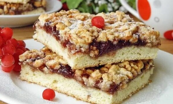Пирог с вареньем и творогом фото 6 вкусных рецепта тортов из варенья Рецепты тортов, Десерты, Идеи для блюд