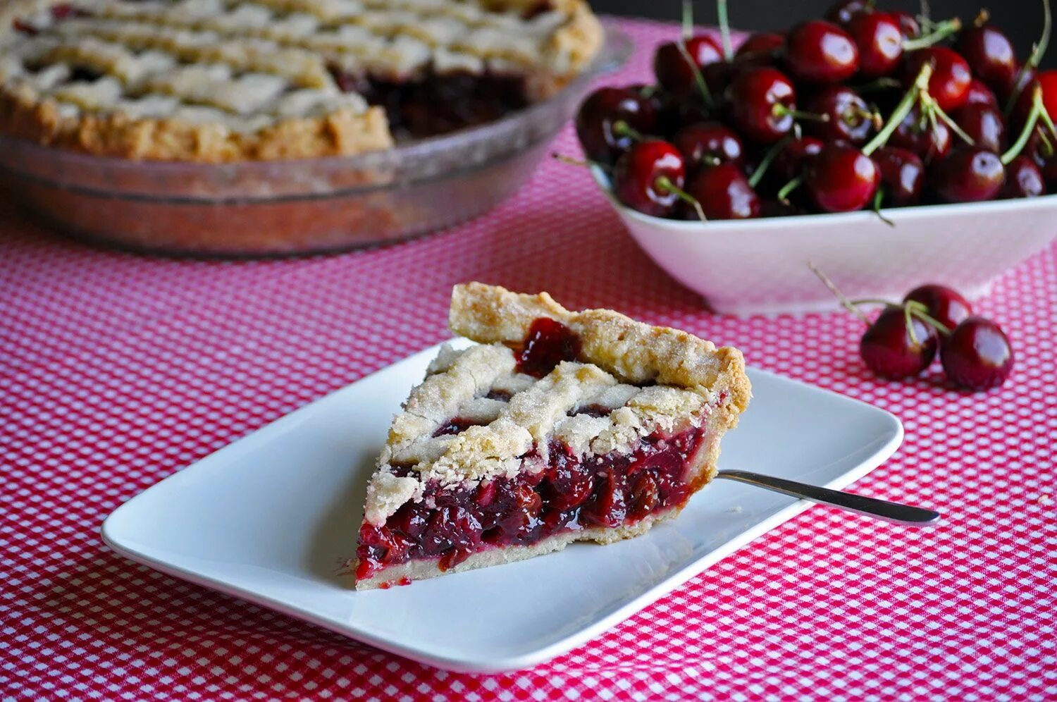 Пирог с вишней фото BEST Homemade Cherry Pie with 3 Kinds of Cherries OfBatter&Dough Recipe Fresh ch