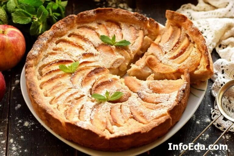 Пирог с яблоками цветаевой рецепт с фото Цветаевский яблочный пирог Recipe Sour cream apple pie, Recipes, Apple pie recip