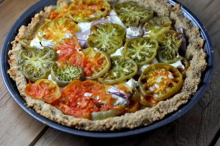 Пирог с зелеными помидорами рецепт с фото 19 Green Tomato Recipes That Aren't (All) Fried Recipe Green tomato recipes, Gre