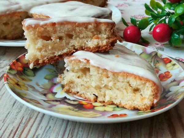 Пирог сладкий на кефире фото Вкусный и простой пирог на кефире без яиц Идеи для блюд, Простые рецепты, Пирог