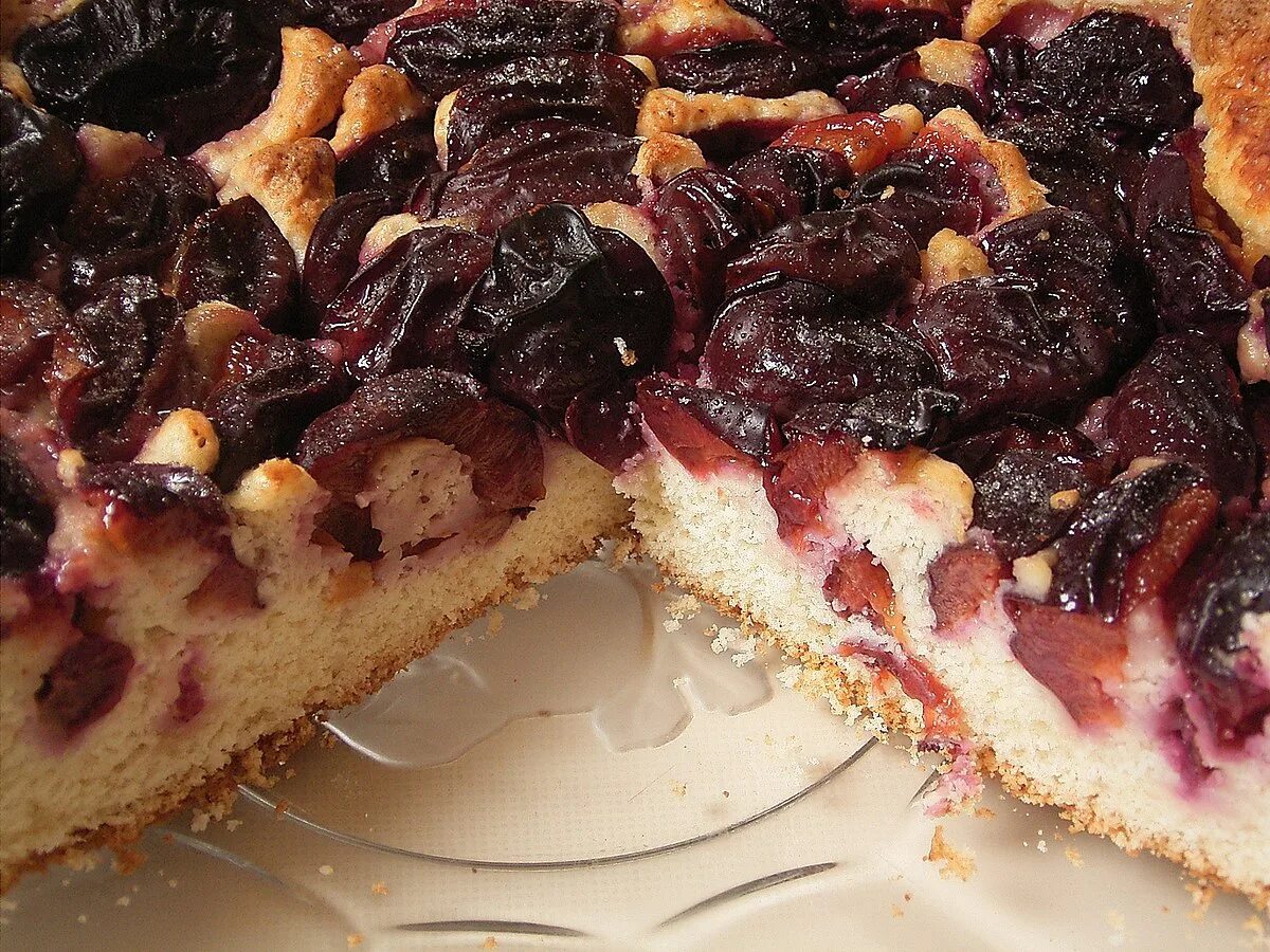 Пирог сливы фото рецепт File:Plum cake 08 ies.jpg - Wikipedia