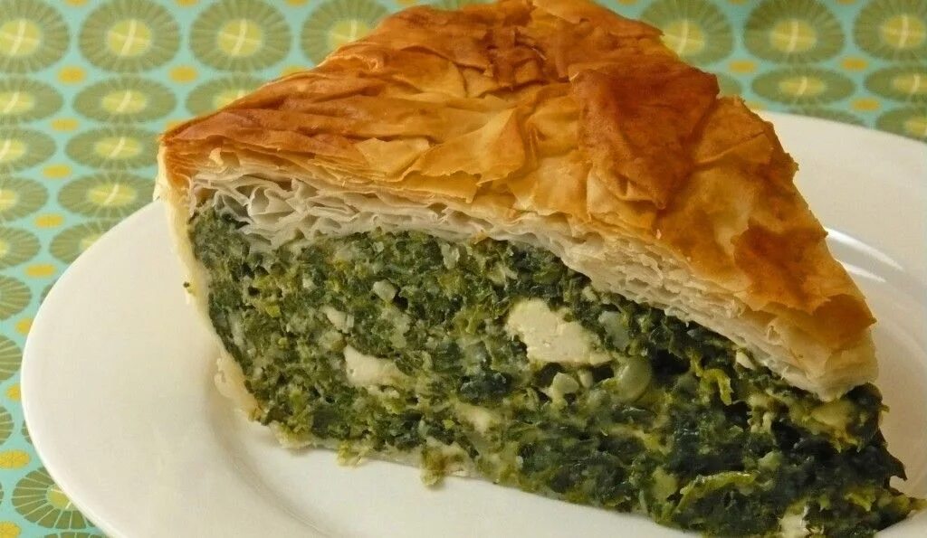 Пирог со шпинатом фото Spinach Pie Recipes, Spinach pie, Greek spinach pie