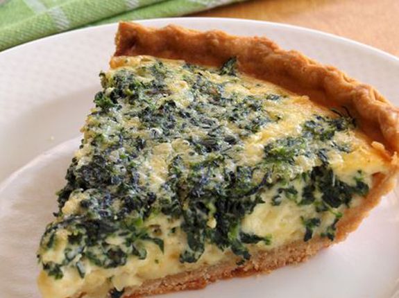 Пирог со шпинатом и сыром фото Classic French Spinach Quiche - Once Upon a Chef Recipe Quiche recipes, Spinach 