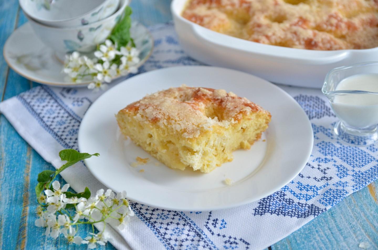 Пирог со сливками рецепт с фото Рецепт сахарного пирога со сливками - Французский сахарный пирог со сливками дро