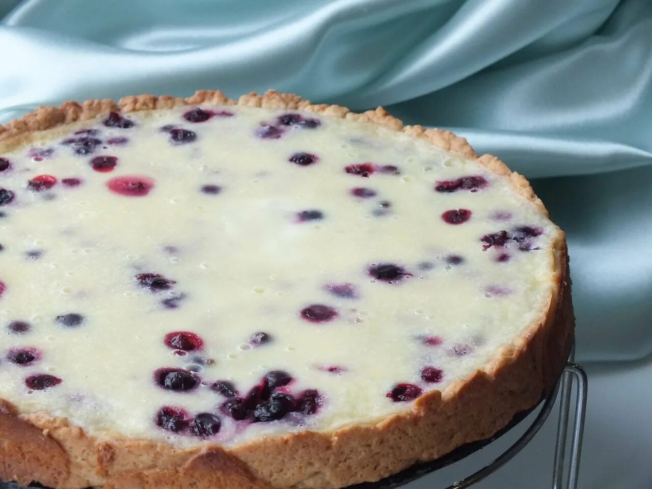 Пирог со сметанной заливкой фото Вкусный и простой пирог с черникой. Ингредиенты: для теста: ... Кулинарное искус