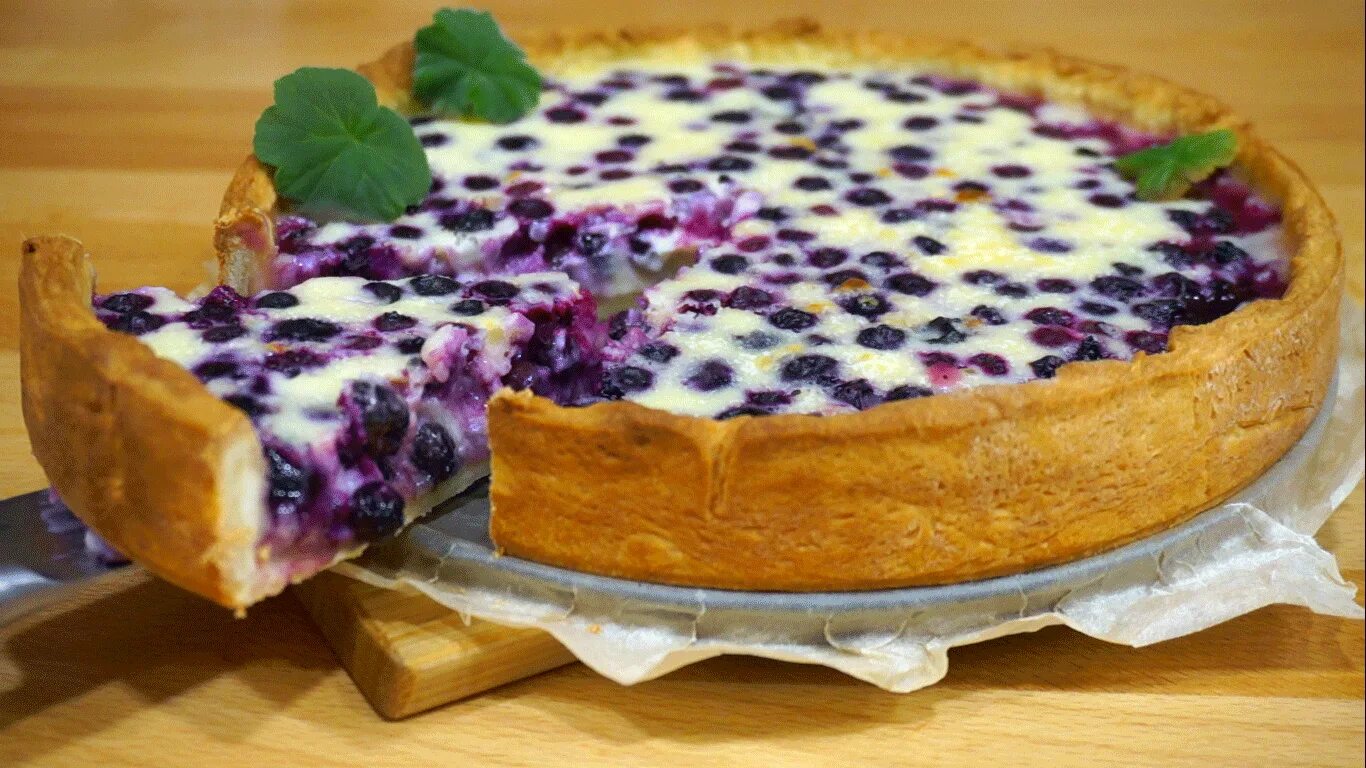 Пирог со сметаной фото Ягодный пирог со сметанной заливкой! Просто и очень вкусно! Backen, Kochrezepte,