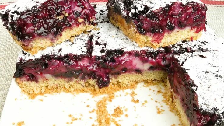 Пирог со смородиной рецепт с фото Пирог с чёрной смородиной на овсяном тесте Blackcurrant pie on the oat dough Bre