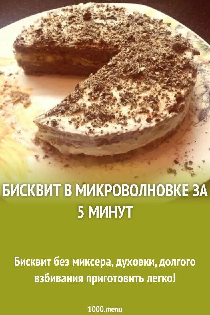 Пирог в микроволновке рецепт с фото пошагово Бисквит в микроволновке за 5 минут рецепт фото пошагово и видео Рецепт Блюда для
