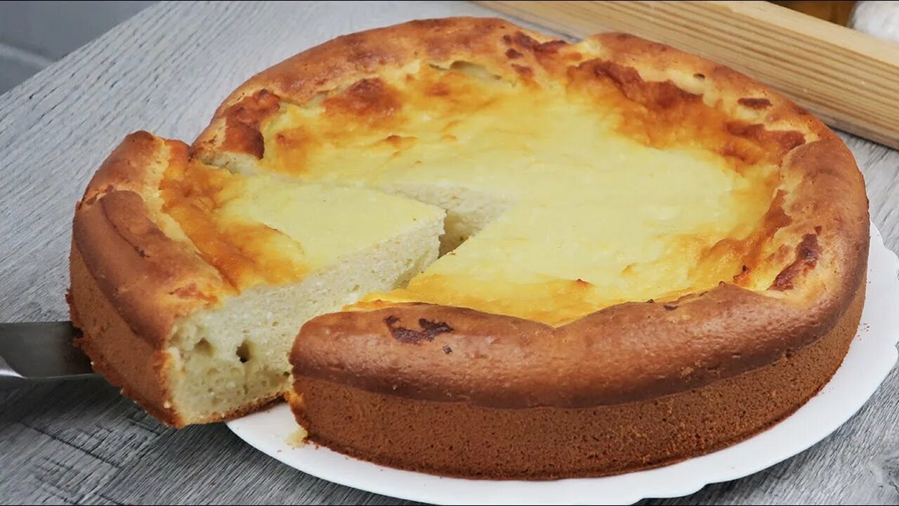 Пирог ватрушка рецепт с фото Творожный пирог. Простой и вкусный рецепт. Ленивая ватрушка - YouTube