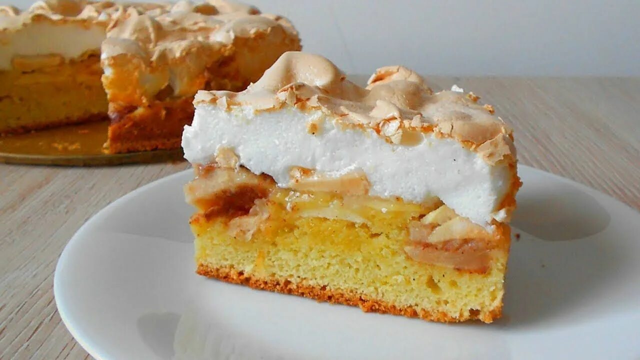 Пирог яблочный рецепт безе с фото Пирог с яблоками и меренгой .Вкуснейший яблочный десерт! Вкусная еда, Идеи для б